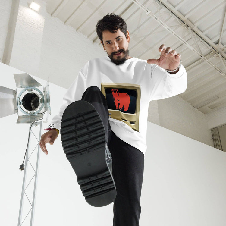 Dynamic shot of a man in the &